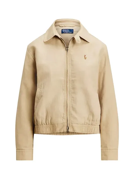 Linen Windbreaker Tan