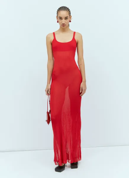 La Robe Maille Oranger Maxi Dress