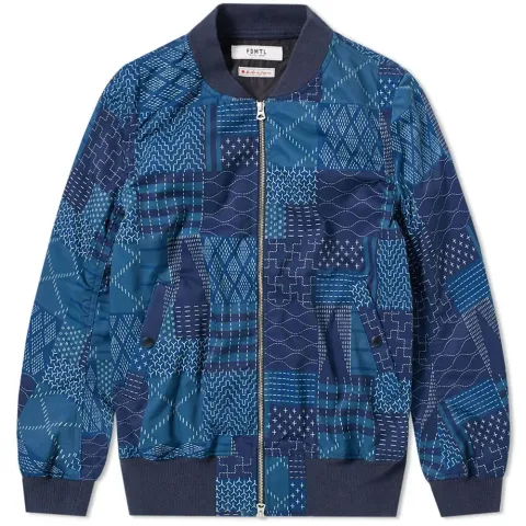Printed Boro MA-1 Jacket