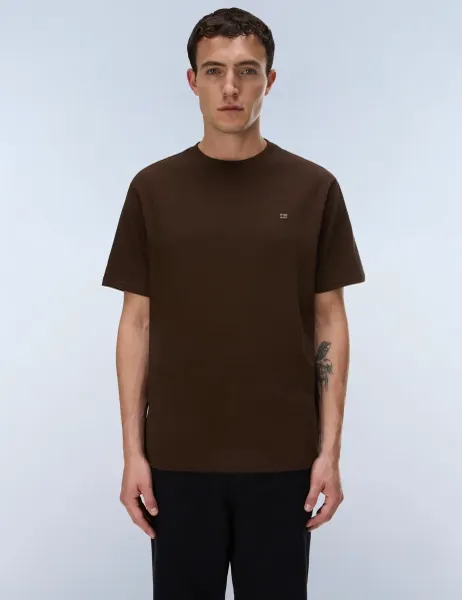 Nedles Pure Cotton Small Flag T-Shirt