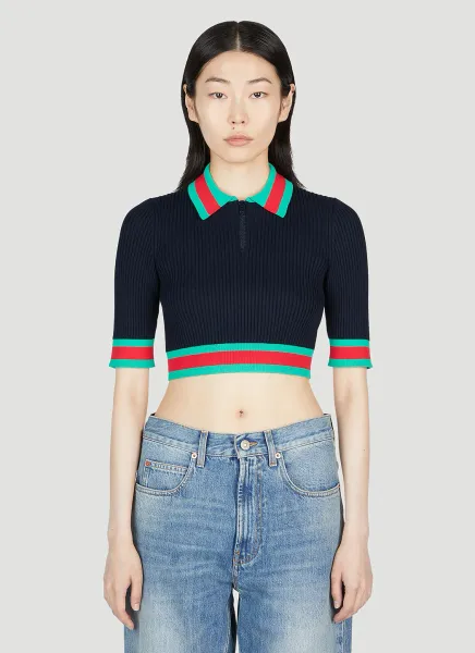 Cropped Polo Top