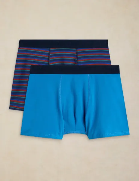 White Stuff 2 Pack Cotton Rich Printed Boxers Red