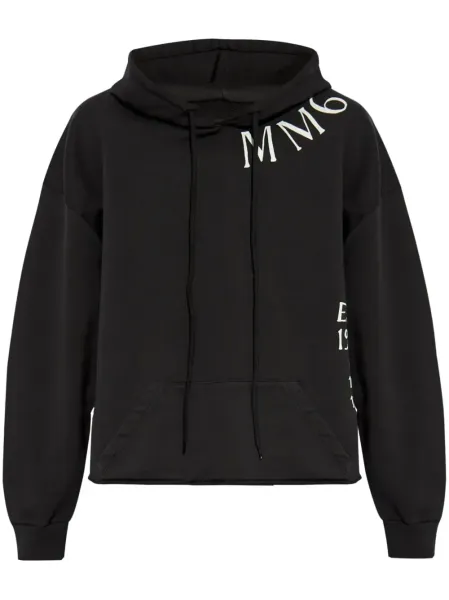 Raw Cut Hoodie Black