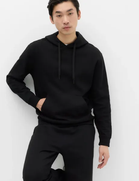 Marks & Spencer Ultimate Cotton Rich Hoodie Black