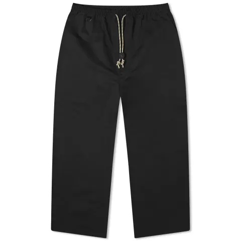 Linen Blend Drawstring Pant