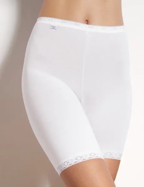 Sloggi Basic+ Cotton Rich High Rise Shorts White