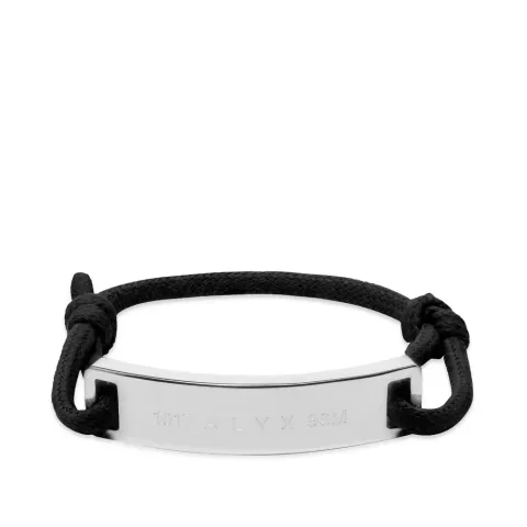 Cord and Metal Bracelet