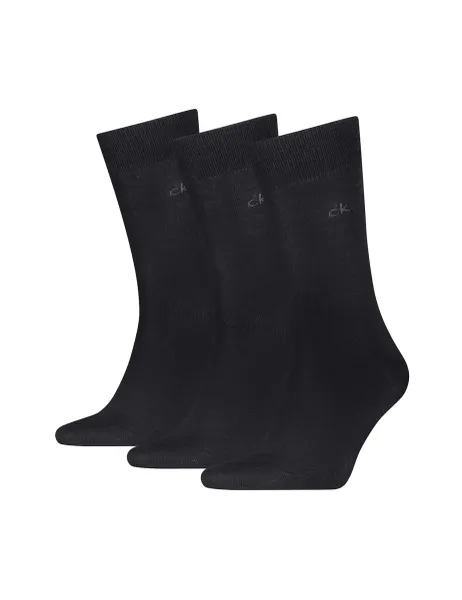 Calvin Klein 3 Pack Cotton Rich Smart Socks