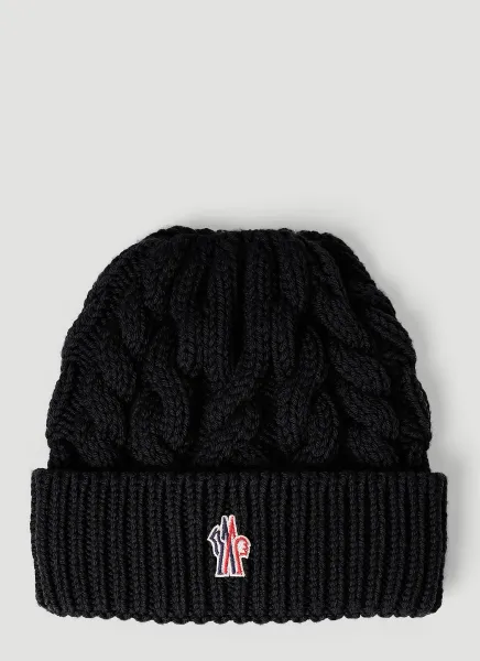 Logo Patch Beanie Hat