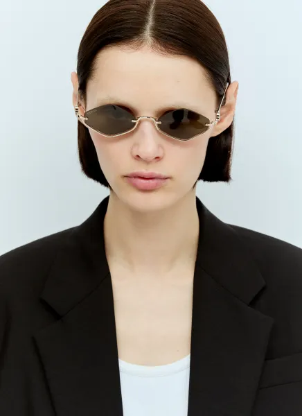 Geometric Frame Sunglasses