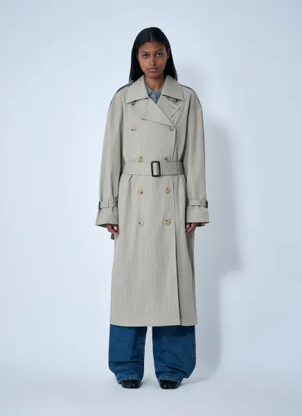 Crisp Summer Trench Coat
