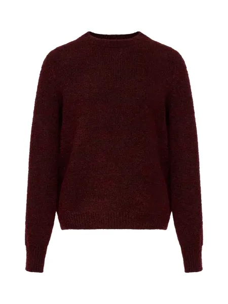 crewneck jumper Red
