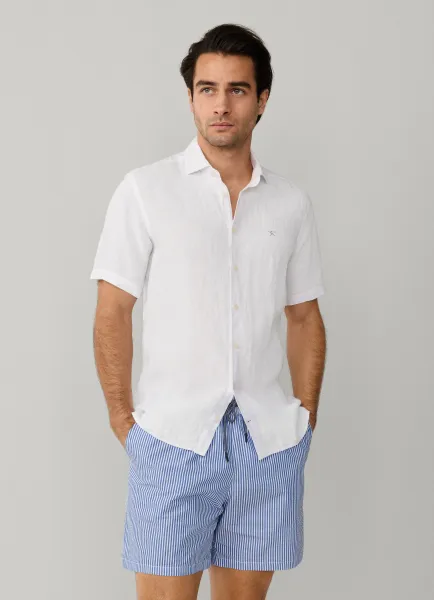 Seersucker Swim Shorts