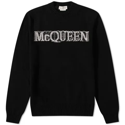 Logo Intarsia Crew Knit