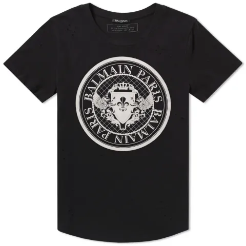 Distressed Circle Logo Tee