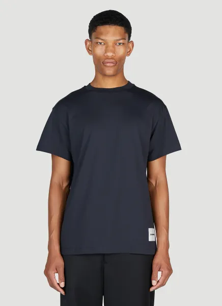 Set of Three Logo Patch T-Shirts