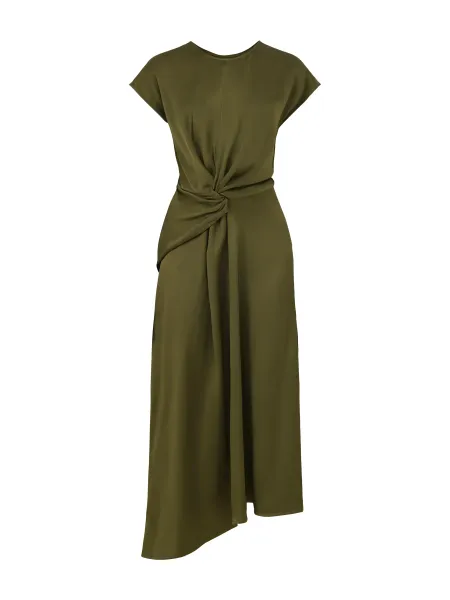Victoria Beckham Aria Midi Dress - Marsh