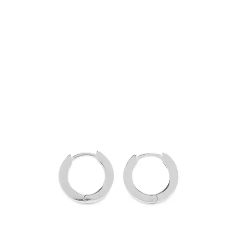 Small Edge Hoop Earrings