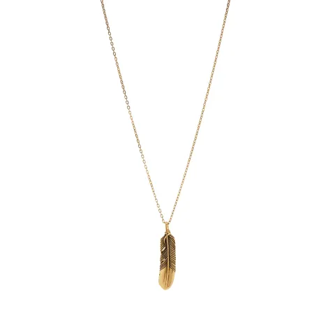 Feather Charm Necklace