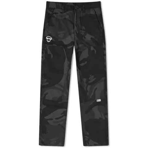 AAPE College Jacquard Camo Pants