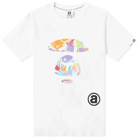 AAPE Rainbow Camo Face T-Shirt