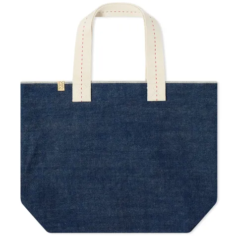 Raw Denim Comber Tote Bag