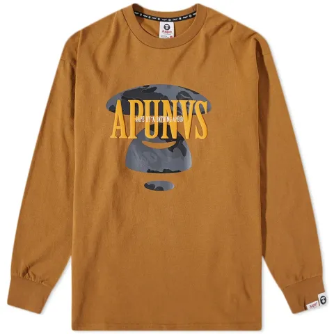 AAPE Long Sleeve UNVS T-Shirt
