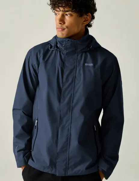 Regatta Matt II Waterproof Hooded Jacket Blue
