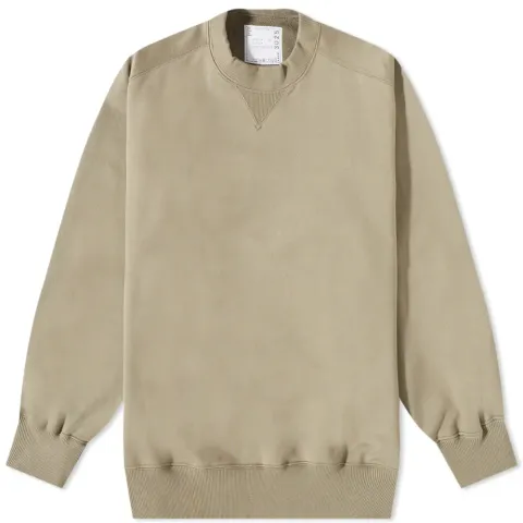 S Logo Split Seam Crew Sweat