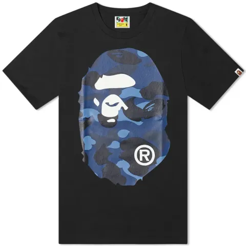 Colour Camo Big Ape Head T-Shirt