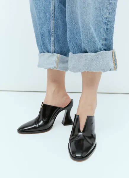 Cha-Cha Heeled Mules