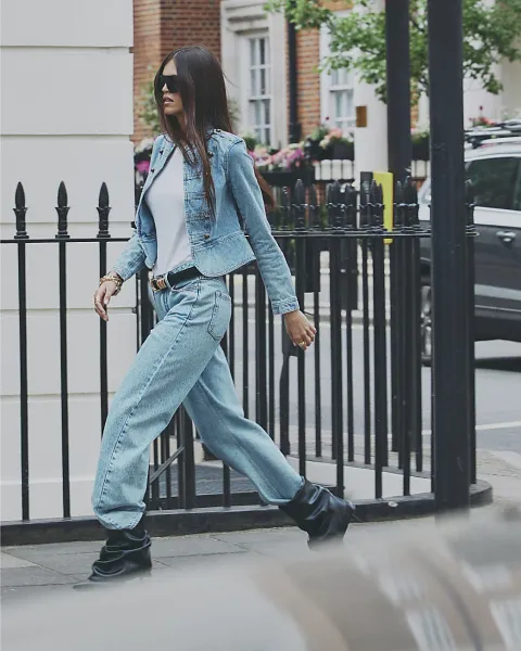 River Island Denim Drummer Jacket
