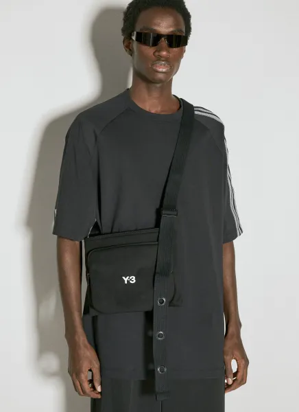 Logo Embroidery Crossbody Bag