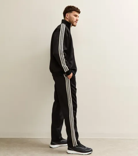 Men's Black Track Trousers