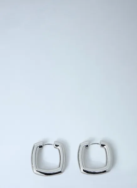 Medium Frame Hoop Earrings