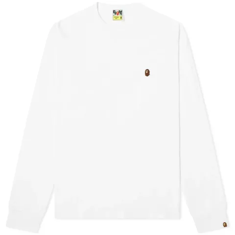 Long Sleeve Ape Head One Point T-Shirt