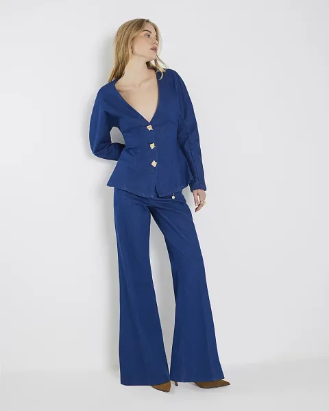 River Island Wide Leg Palazzo Jeans
