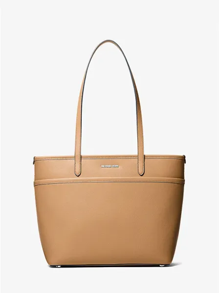 Marlowe Medium Pebbled Leather Pocket Tote Bag