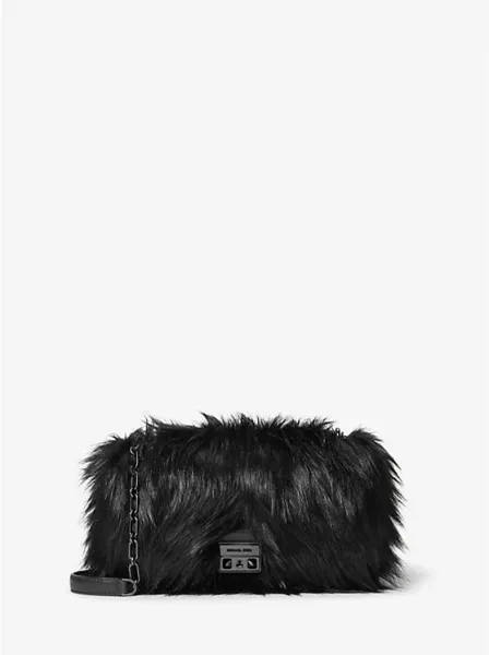 Tribeca Large Faux Fur Shoulder Bag