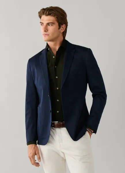 Hackett Stretch Cotton Blazer