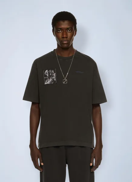 Faded Painting Skate Logo T-Shirt