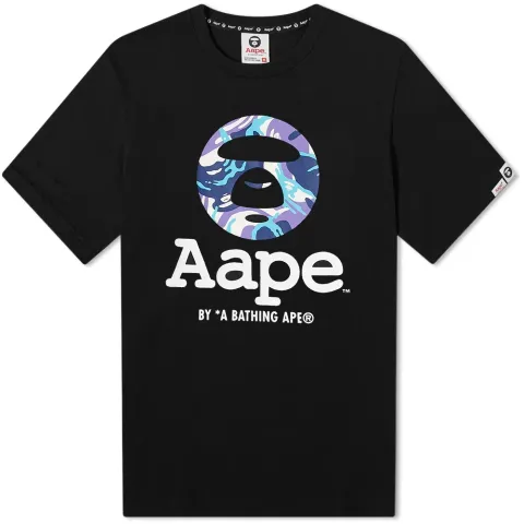 AAPE Moon Face PPK Camo Tee