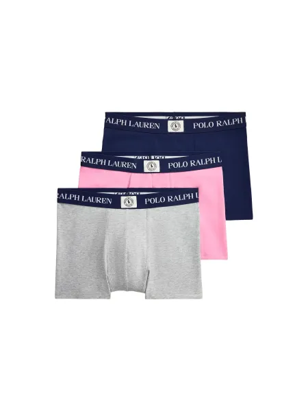 Polo Ralph Lauren Central Logo Trunks Three Pack