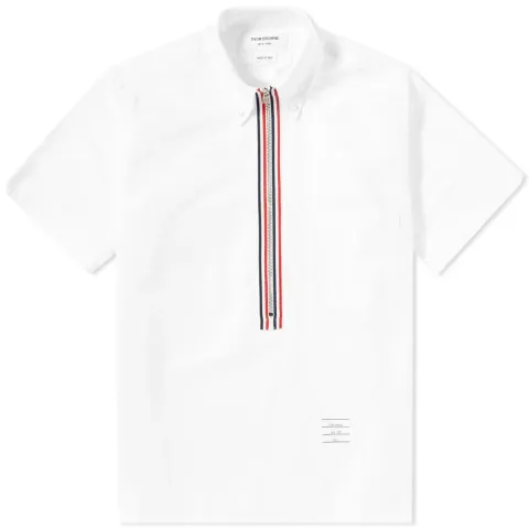 Oxford Zip Popover Shirt