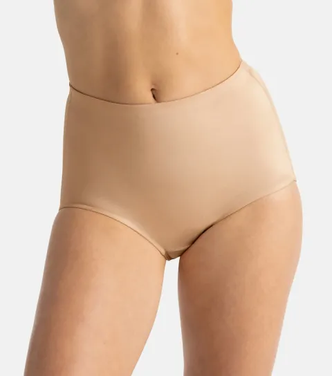 Women's Pale Pink Sculpting High Waist Briefs
