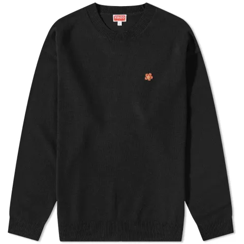 Back Logo Crew Knit