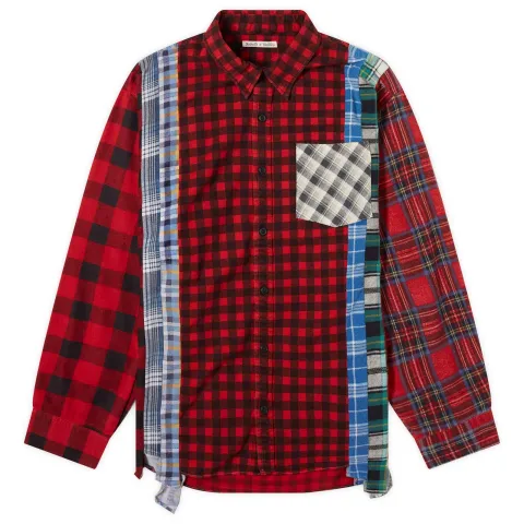 7 Cuts Wide Flannel Shirt
