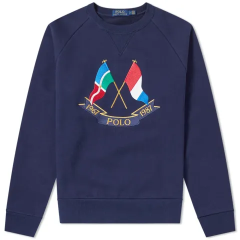 Crossed Flags Crew Sweat
