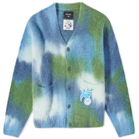 Howlin' x DJ Harvey Hand Dyed Alpaca Mohair Cardigan