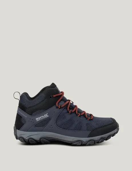Regatta Edgepoint IV Mid Walking Boots Navy Mix